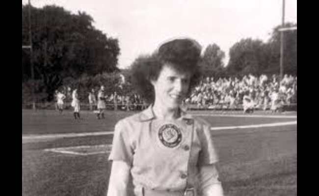 Helen Callaghan, a baseball player in the AAGPBL.